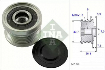 WILMINK GROUP wg1253709 -  Механизм свободного хода генератора